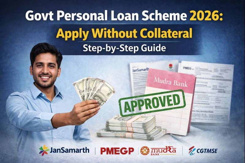 Govt Personal Loan Scheme 2026 – Apply Without Collateral
