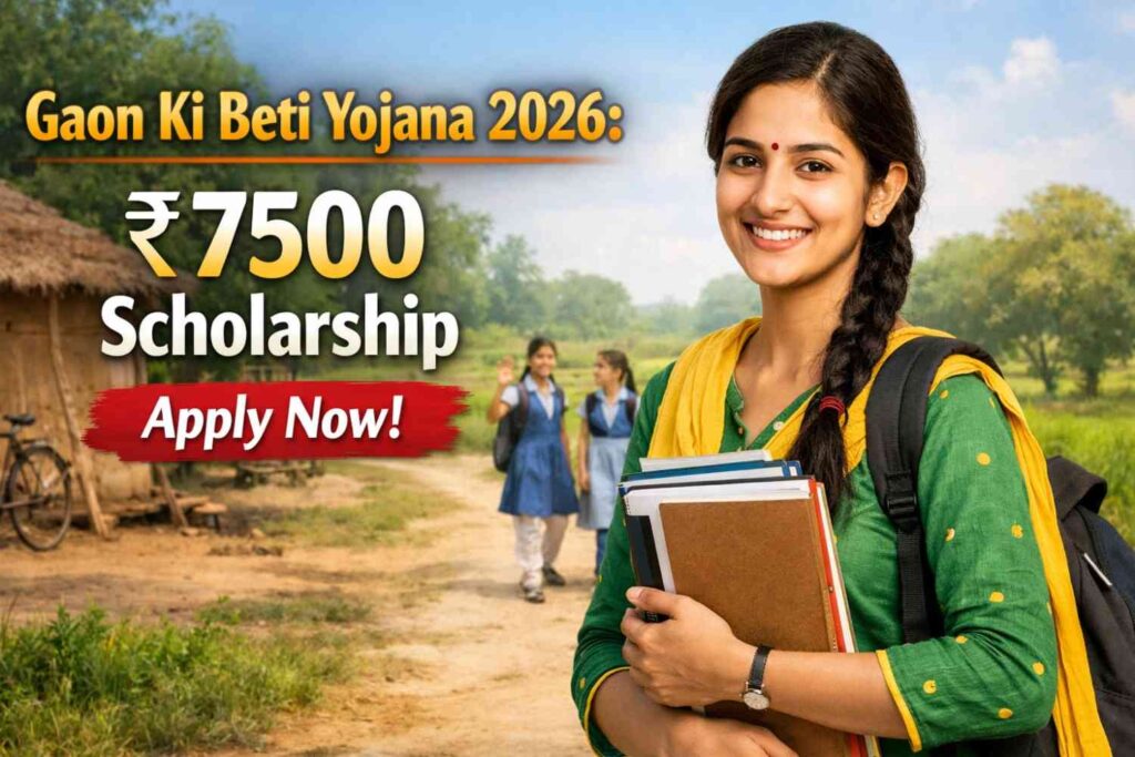 Gaon Ki Beti Yojana 2026: ₹7500 Scholarship, Apply Now!